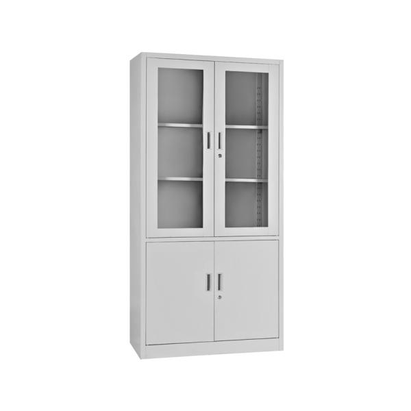 wj01a玻璃文件柜書(shū)柜鐵皮鋼制